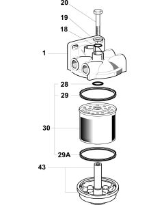 DELPHI FUEL FILTER ASSEMBLY 5836B020