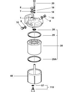 DELPHI FUEL FILTER ASSEMBLY 5836B820