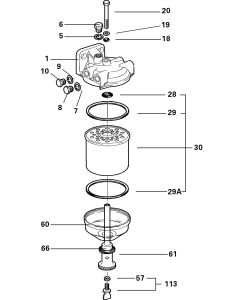 DELPHI FUEL FILTER ASSEMBLY 5838B240