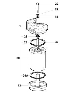 DELPHI FUEL FILTER ASSEMBLY 5860B000