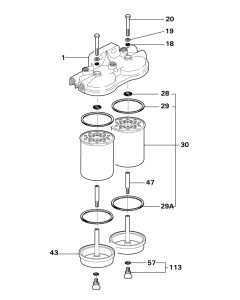 DELPHI FUEL FILTER ASSEMBLY 5862B010