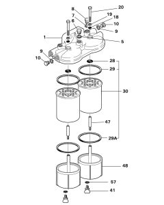 DELPHI FUEL FILTER ASSEMBLY 5863B045