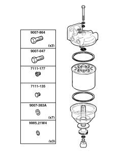 DELPHI FUEL FILTER ASSEMBLY 9001-070A